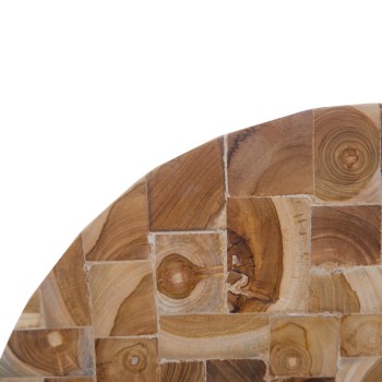Διακοσμητικό τοίχου Art Maison Crocus φυσικό ξύλο Φ60x6εκ