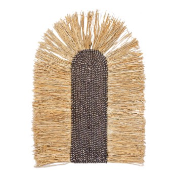 Διακοσμητικό τοίχου Art Maison Foxglove sisal σε φυσική απόχρωση 84x65x2εκ