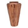 Διακοσμητικό βάζο Art Maison Button teak ξύλο σε φυσική απόχρωση Φ45x80εκ