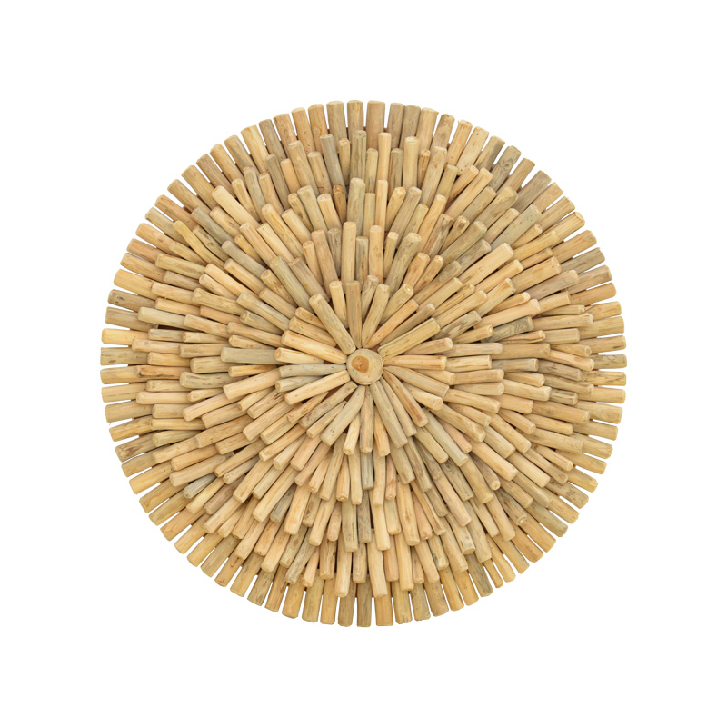 Διακοσμητικό τοίχου Art Maison Decof drift ξύλο σε φυσική απόχρωση Φ60x5εκ