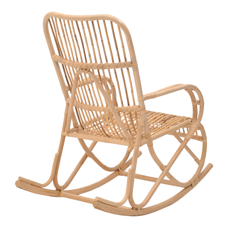 Κουνιστή πολυθρόνα Art Maison Bloodaxe rattan pe σε φυσική απόχρωση 108x71x103εκ Κουνιστή πολυθρόνα Art Maison Bloodaxe rattan pe σε φυσική απόχρωση 108x71x103εκ