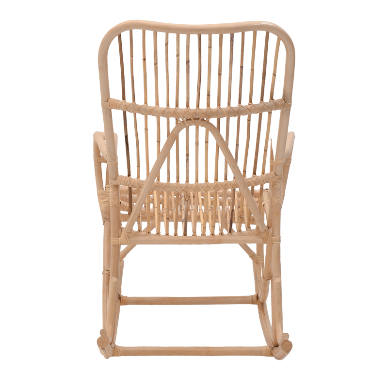Κουνιστή πολυθρόνα Art Maison Bloodaxe rattan pe σε φυσική απόχρωση 108x71x103εκ Κουνιστή πολυθρόνα Art Maison Bloodaxe rattan pe σε φυσική απόχρωση 108x71x103εκ