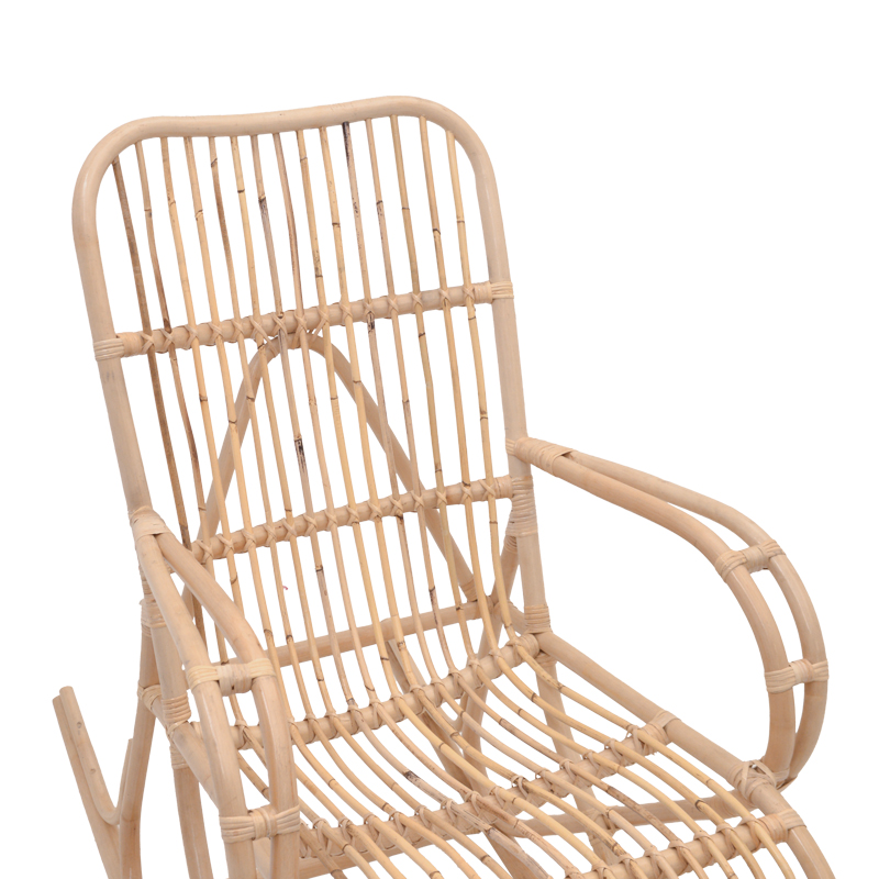 Κουνιστή πολυθρόνα Art Maison Bloodaxe rattan pe σε φυσική απόχρωση 108x71x103εκ Κουνιστή πολυθρόνα Art Maison Bloodaxe rattan pe σε φυσική απόχρωση 108x71x103εκ