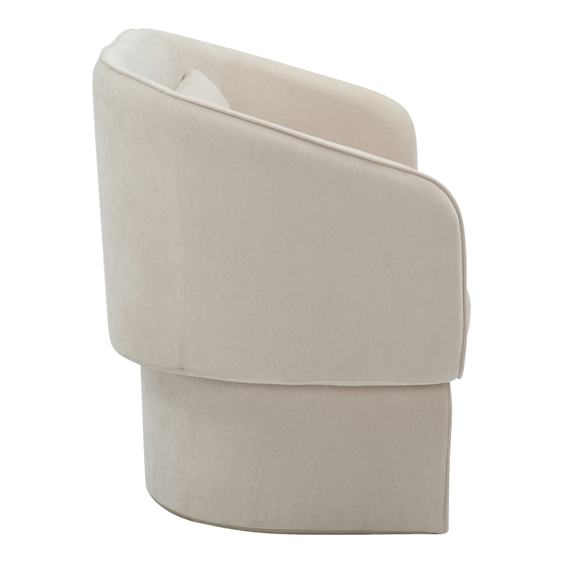 Καναπές διθέσιος Art Maison Lumière ύφασμα σε μπεζ απόχρωση 65x128x79εκ