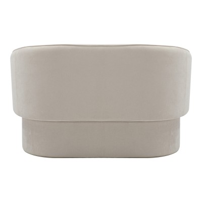 Καναπές διθέσιος Art Maison Lumière ύφασμα σε μπεζ απόχρωση 65x128x79εκ