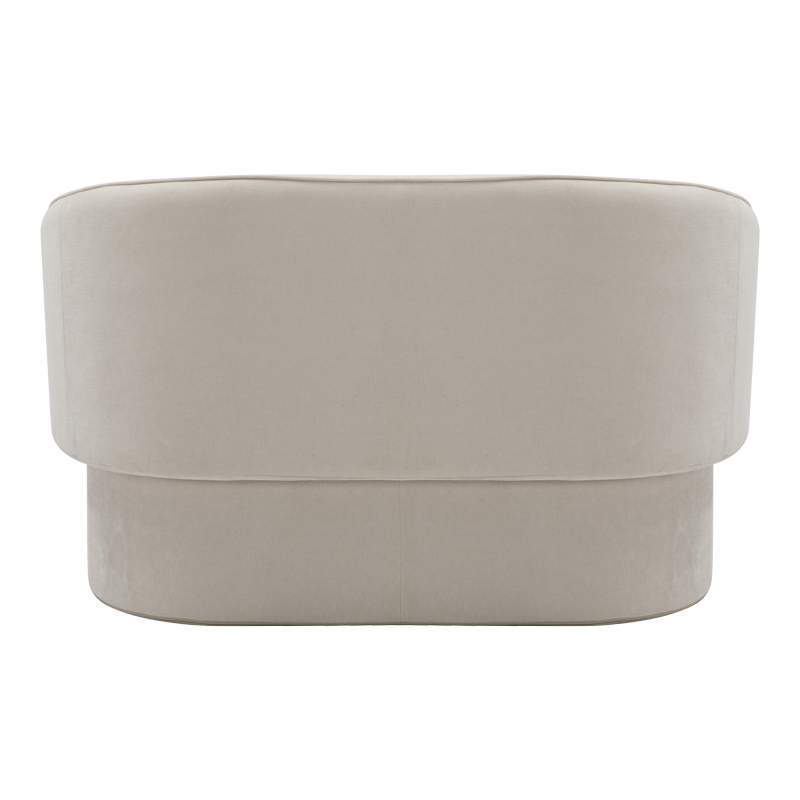 Καναπές διθέσιος Art Maison Lumière ύφασμα σε μπεζ απόχρωση 65x128x79εκ