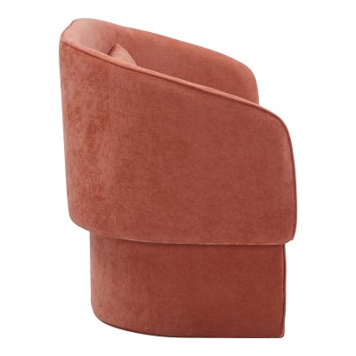 Καναπές διθέσιος Art Maison Lumière ύφασμα σε κεραμιδί απόχρωση 65x128x79εκ