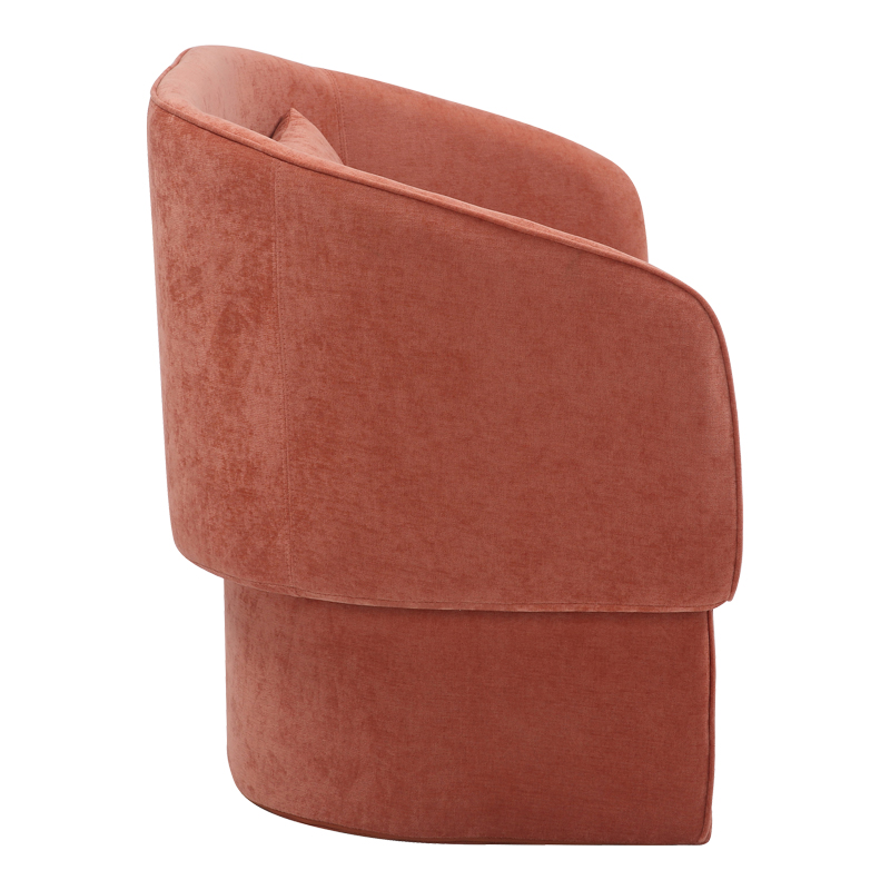 Καναπές διθέσιος Art Maison Lumière ύφασμα σε κεραμιδί απόχρωση 65x128x79εκ