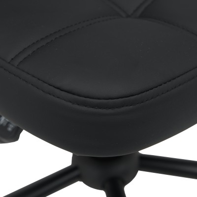 Καρέκλα γραφείου Art Maison Gogoat pu σε μαύρη απόχρωση 50x50x75-85εκ