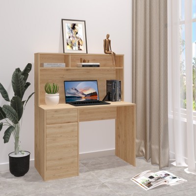 Γραφείο εργασίας Art Maison Akemi με ράφι σε oak απόχρωση 110x50x135εκ