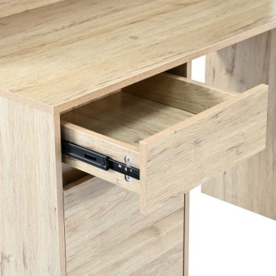 Γραφείο εργασίας Art Maison Akemi με ράφι σε oak απόχρωση 110x50x135εκ