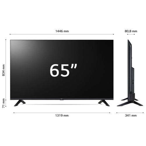 TV LG 65", LED,Ultra HD,Smart TV,Wi-Fi,60Hz