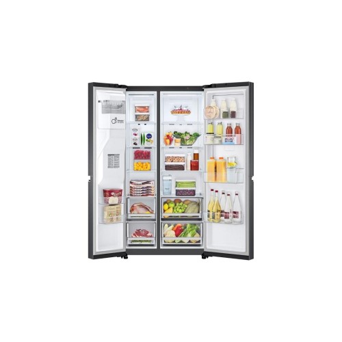 Ψυγείο Ντουλάπα Ελεύθερο LG NoFrost Inox
