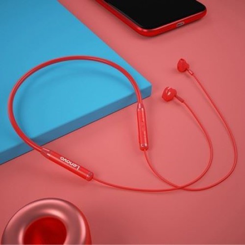 Ασύρματα Ακουστικά - Lenovo HE06 (RED)