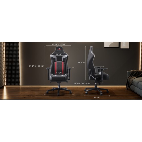 Gaming Καρέκλα - Eureka Ergonomic® ERK-GC08-R
