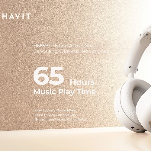 Ασύρματα Ακουστικά Havit - H655BT (Beige)