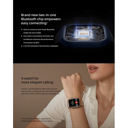 Smartwatch - Xiaomi Mibro Watch T2 (Deep Blue)