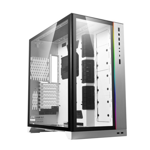 Lian Li PC-O11 Dynamic XL ROG Certify White - White E-ATX / ATX / M-ATX (steel & aluminium) PC Case