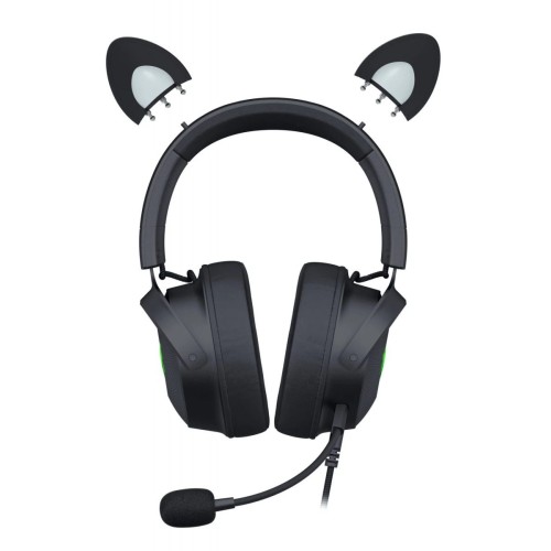 Razer KRAKEN KITTY V2 PRO - Black - RGB - USB 7.1 Gaming Headset - Kitty, Bear, Bunny Ears