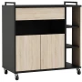 ΕΠΙΠΛΟ ΚΟΥΖΙΝΑΣ ART MAISON AZUSA - NATURAL BLACK (78,4x39,6x79εκ.)